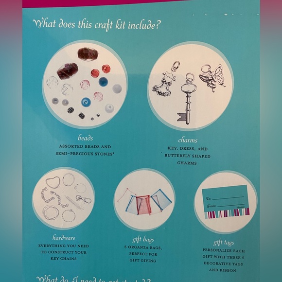 Beaded keychain kit - Picture 3 of 4